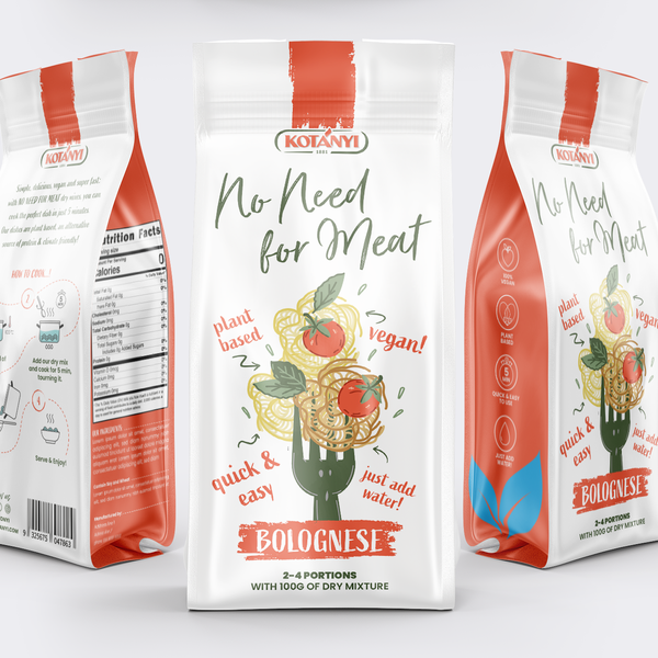 Packaging design for vegan product