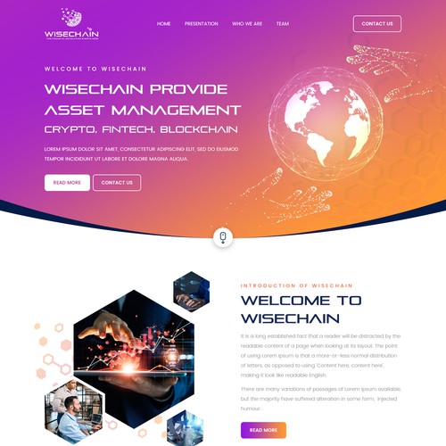 Looking for a design of two web pages Design by Webwooter™