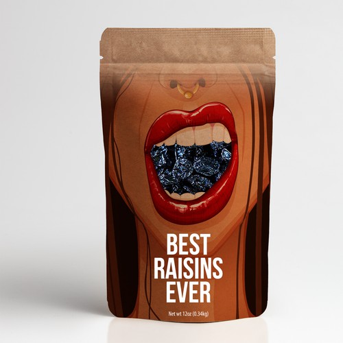 Best Raisins Ever - package design for PREMIUM raisins Design by Chupavi