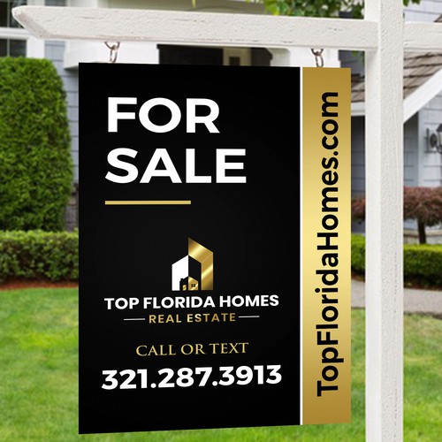 Yard Sign for Real Estate Brokerage Réalisé par radhekrishna