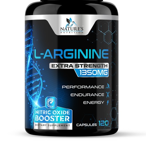 Powerful L-Arginine Capsules Design Needed for Nature's Nutrition Design réalisé par ✝DeSiGnEr✝JOHN