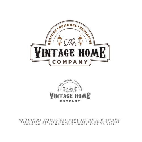 Home Design company needs new sophisticated vintage style logo | Logo ...