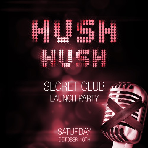 Exclusive Secret VIP Launch Party Poster/Flyer デザイン by EMM'