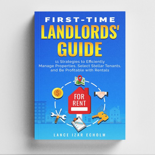 Design an attention-grabbing book cover for first-time landlords Diseño de Vinegarice