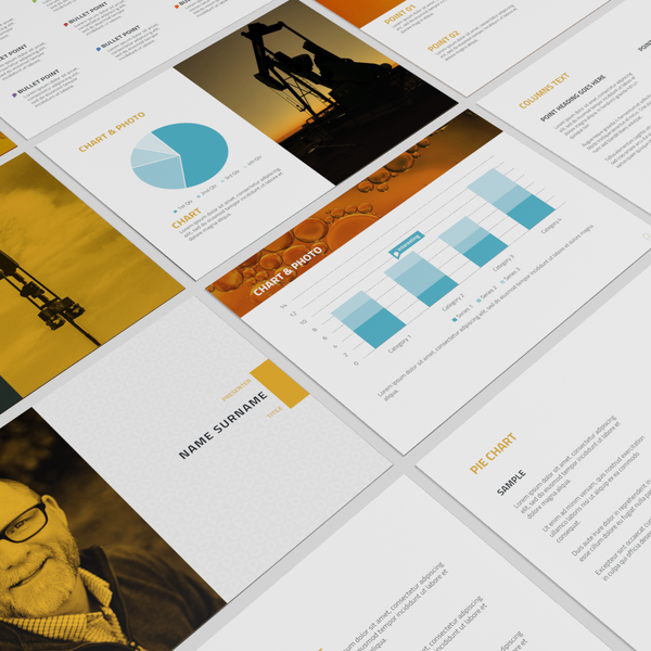 Industrial powerpoint template | PowerPoint template contest | 99designs