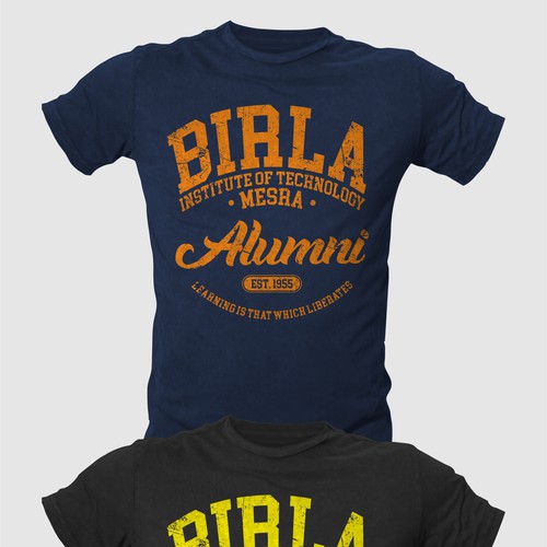Design a classic University Tshirt Tshirt contest