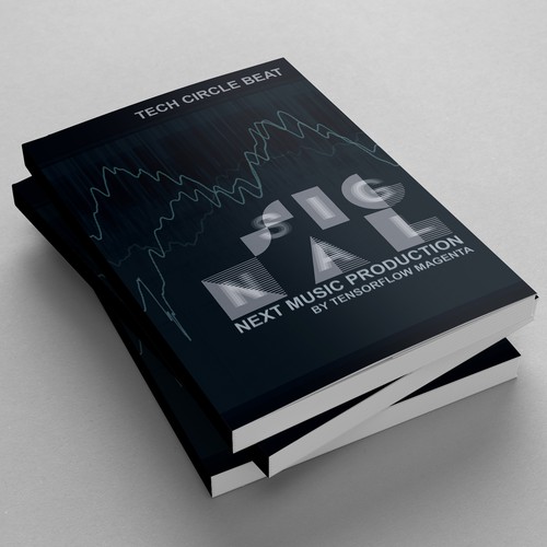 The challenging book cover design that tells the comming of Next Generation Music Production Design by riklisci