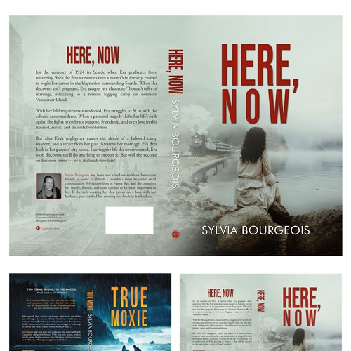 Book cover design for historical fiction novel set in British Columbia Design by Along99