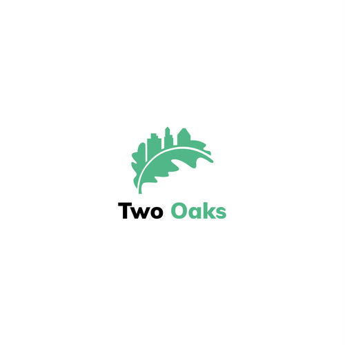 Construction, 3 business owners, use the work TWO oaks in our logo , very bold and intense  graphic Design by 'Ainart