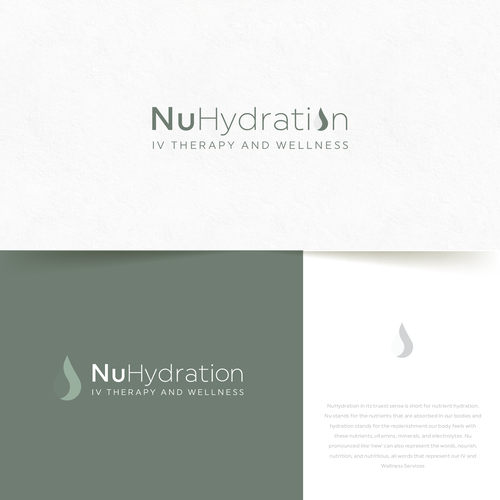 Design a modern IV hydration logo for our IV wellness brand. Design by alt_designs