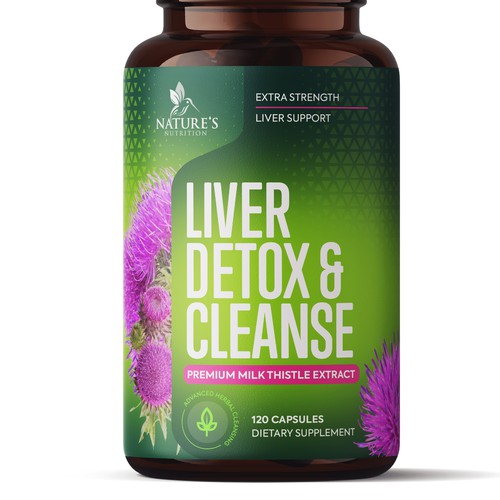 Natural Liver Detox & Cleanse Design Needed for Nature's Nutrition Ontwerp door gs-designs