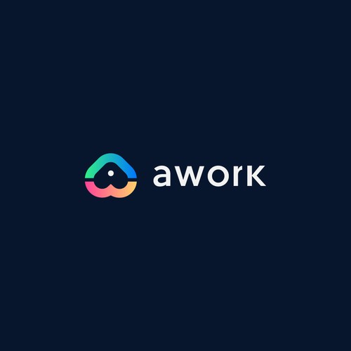 New logo for AI-based productivity software "awork" Diseño de Lumbeard