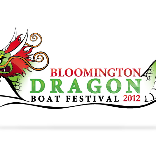 logo for Bloomington Dragon Boat Festival Design by TokyoBrandHouse_