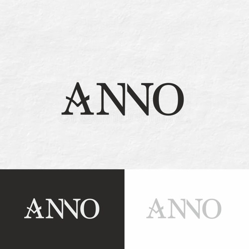 Craft a Unique Wordmark and Monogram for ANNO's Luxury Evening Wear Réalisé par apelsini