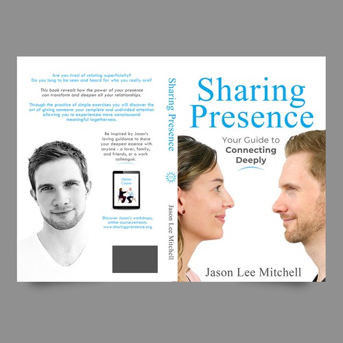 Mindfulness Book Cover on Sharing Presence Design by Yna