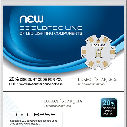 New postcard or flyer wanted for Luxeon Star LEDs Design by N.L.C.E