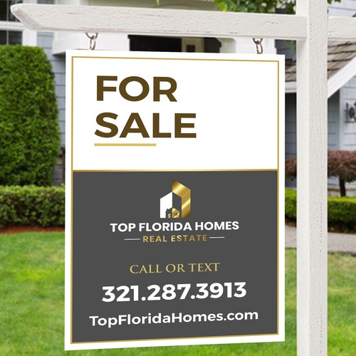 Yard Sign for Real Estate Brokerage Réalisé par radhekrishna