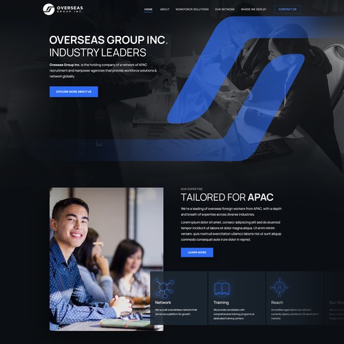 Web page design contest entry by Jasmin_A