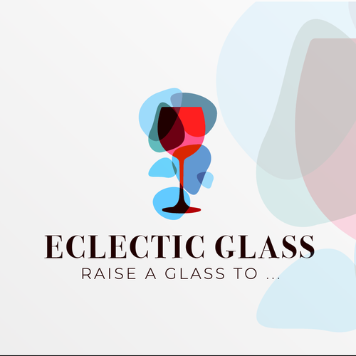 Luxurious Modern Wine Glass Logo Ontwerp door NORMOL™