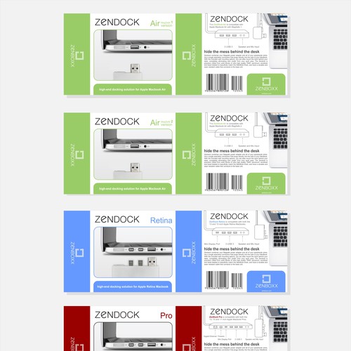 Zenboxx - Beautiful, Simple, Clean Packaging. $107k Kickstarter Success! Design by Creative Paul