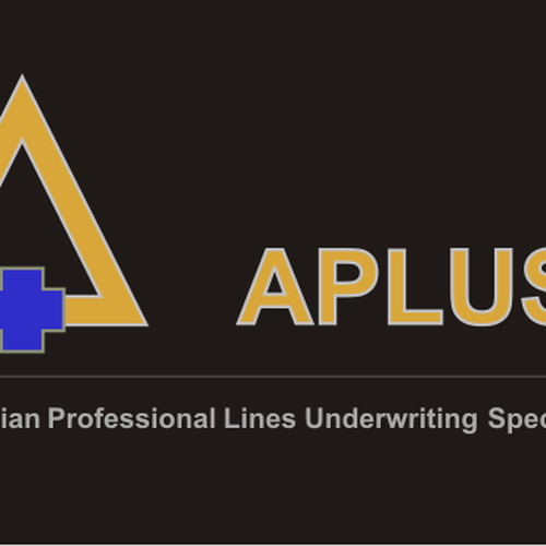 logo for APlus (Australian Professional Lines Underwriting SpecialistsP Design by Begundall