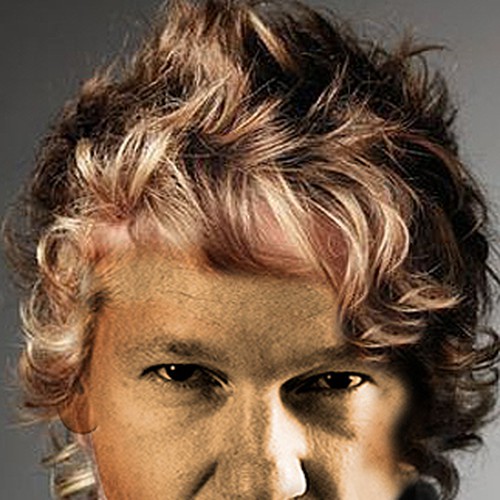 Design the next great hair style for Julian Assange (Wikileaks) Diseño de ArtDsg