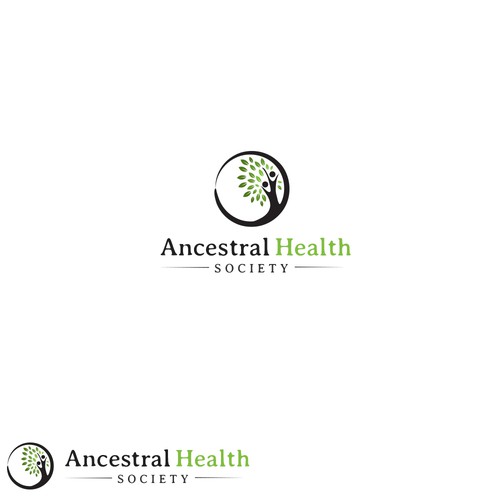 Logo for a nonprofit that studies how our ancestors can inform our modern health Design by veluys