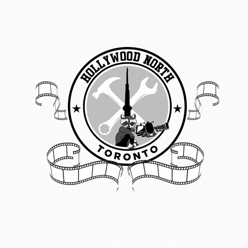 Logo representing "Hollywood North Toronto" - will be used on apparel Design by Abra.Kadabra