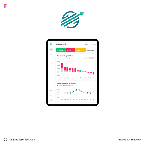 In Need of a Fun and Professional Design for a Finance Dashboard Design von Imanuel Aji
