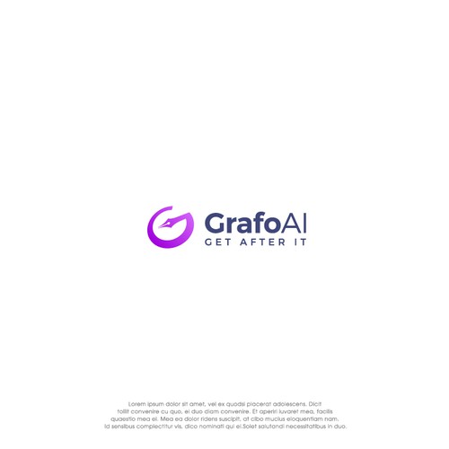 GrafoAI | Artificial Intelligence Writer Logo Design by oakbrand™