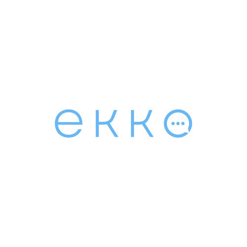 SIMPLE LOGO - ekko Letters then dm after Design by senia®