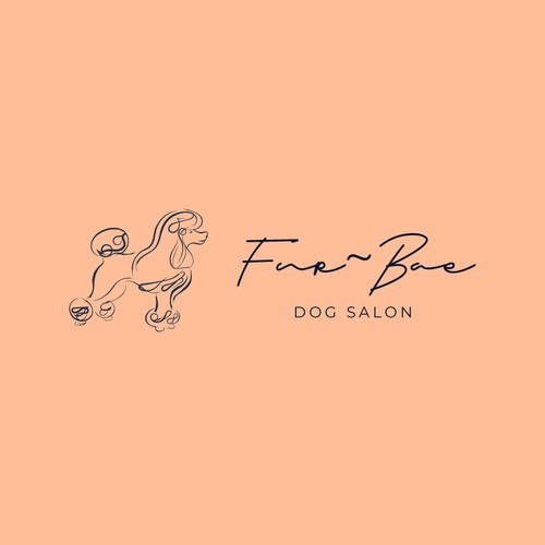 Design a logo/branding for Fur-Bae (slogan: Before Anything Else) luxury dog wellness/lifestyle biz Design by Lee Chatte