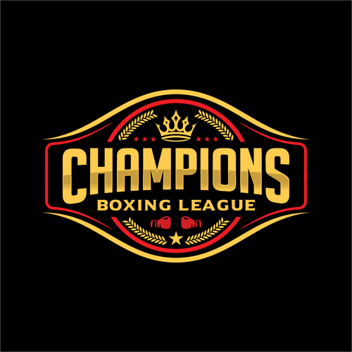 Champions boxing league logo, Logo design contest