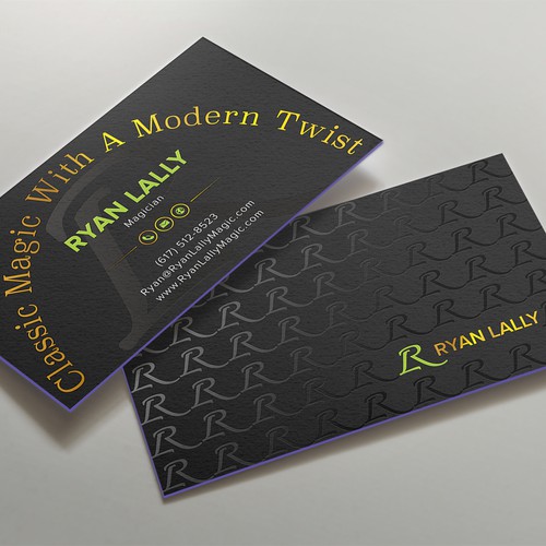 Design a magician's business card Design by kaylee CK