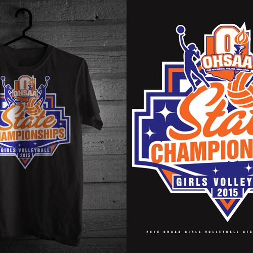 2015 OHSAA Girls Volleyball State Championships | T-shirt contest