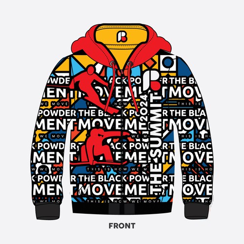 Diseño de Need an eye-catching hoodie design aimed at African American Skiers & Snowboarders. de Higher Graphics