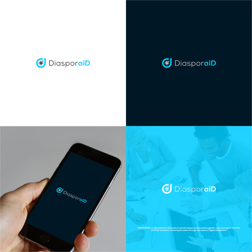 Design a powerful logo for diasporaid, an impact-oriented network/platform for expats Design by zwallow