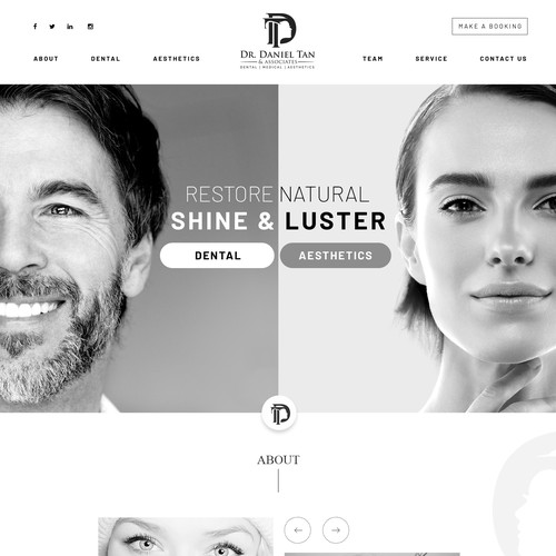 Please design a website that is sleek and interesting. No typical dental/medical web Design por OMGuys™