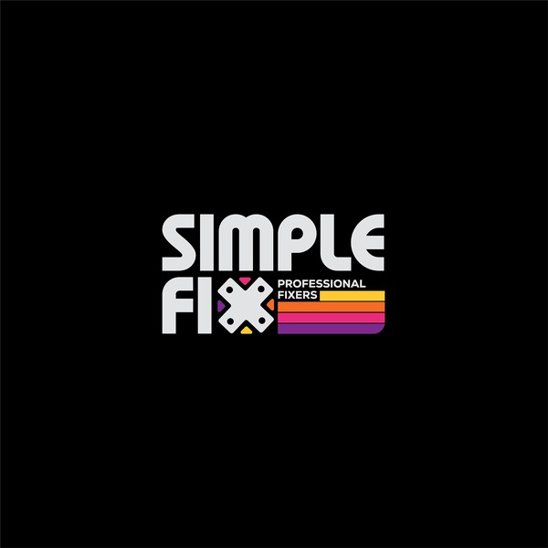 Simple Fix Retro Logo