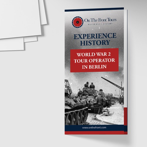 Brochure design for WW2 tour operator in Berlin Design by Hadi (Achiver)