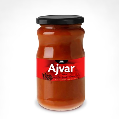 Label production for Ajvar Design by Lucky Pen