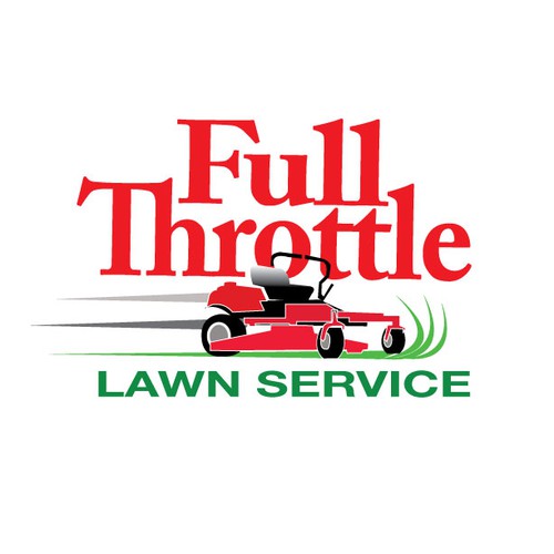 New logo wanted for Full Throttle Lawn Service Design by LogoArtPro