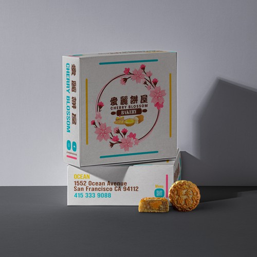 Bakery Box Design Diseño de Minimal Swipe