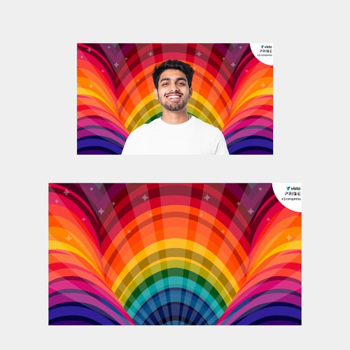 Virtual backgrounds for PRIDE month (multiple winners) Design by Pawan Kumar Droch