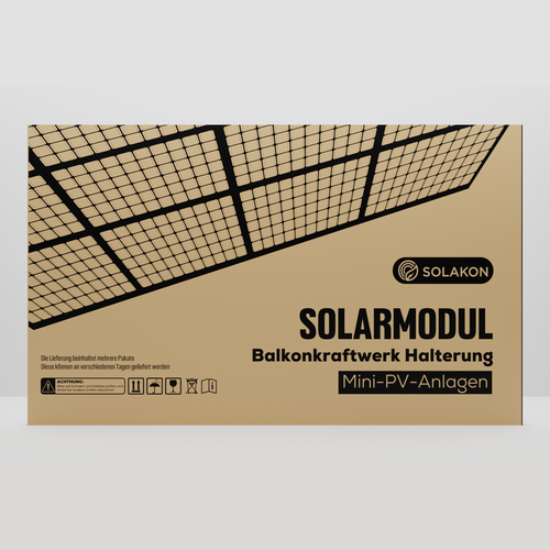 Create a nice Packaging Design for Solar Panels Design by Purushotham49