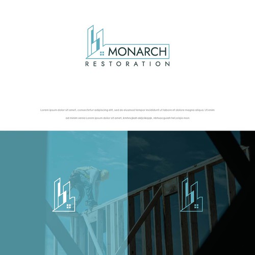 Design a modern clean logo package for a restoration company Design by Danny A