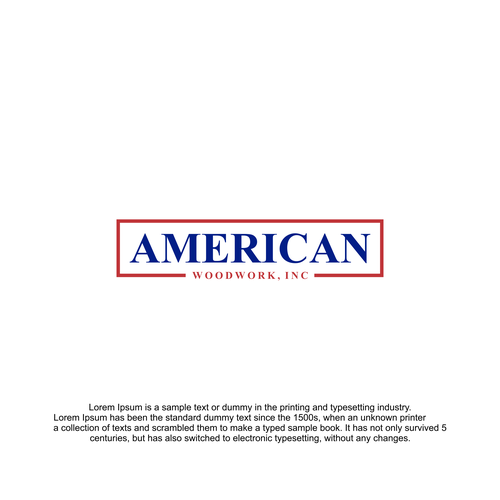 Design American Woodwork news a new logo di muhammad_