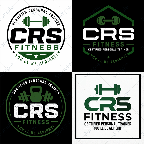 CRS Fitness seeks a logo that includes being a Certified Personal Trainer