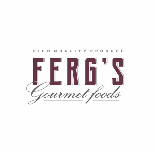 Create a Gourmet Food logo for high quality produce - fish, meat & ready made meals Diseño de Vic People Studio