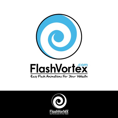 FlashVortex.com logo Design von Petshot
